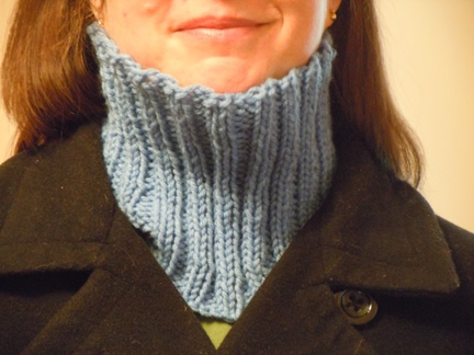 neck warmer knitting pattern